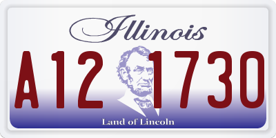 IL license plate A121730