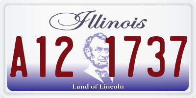 IL license plate A121737