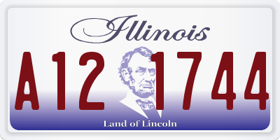 IL license plate A121744