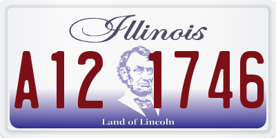 IL license plate A121746