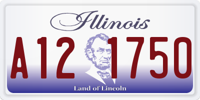 IL license plate A121750