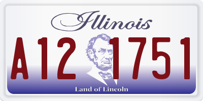 IL license plate A121751