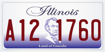 IL license plate A121760