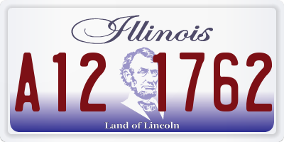 IL license plate A121762