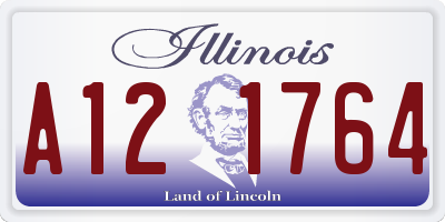 IL license plate A121764