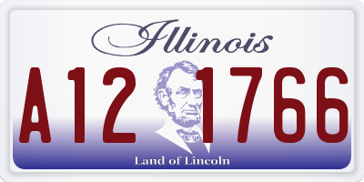 IL license plate A121766