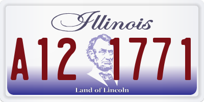 IL license plate A121771
