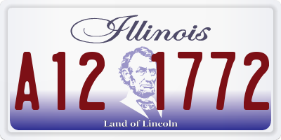 IL license plate A121772