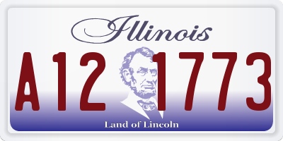 IL license plate A121773