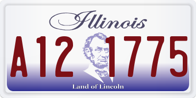 IL license plate A121775