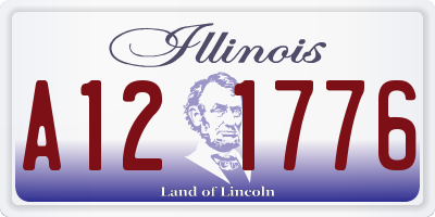 IL license plate A121776