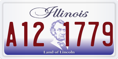 IL license plate A121779