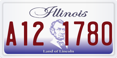 IL license plate A121780