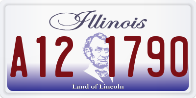 IL license plate A121790