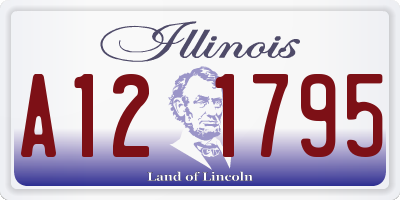 IL license plate A121795