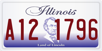 IL license plate A121796