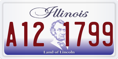 IL license plate A121799