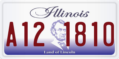 IL license plate A121810