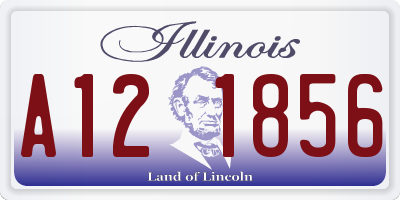 IL license plate A121856