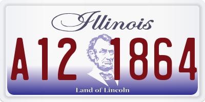 IL license plate A121864
