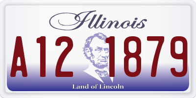 IL license plate A121879