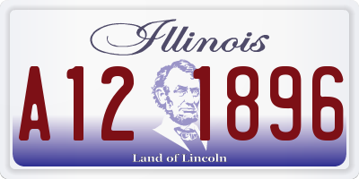 IL license plate A121896