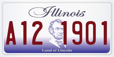 IL license plate A121901