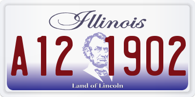 IL license plate A121902
