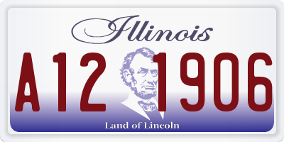 IL license plate A121906