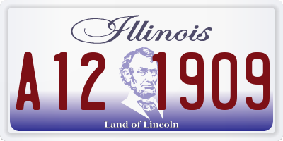 IL license plate A121909