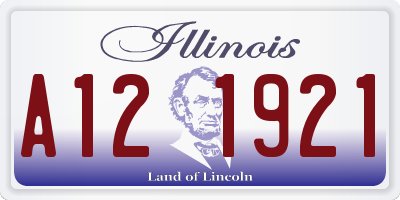 IL license plate A121921