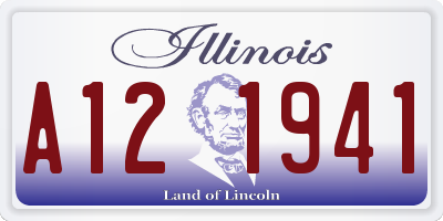 IL license plate A121941