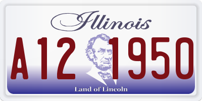 IL license plate A121950