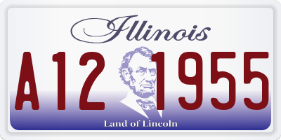 IL license plate A121955