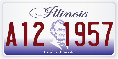 IL license plate A121957