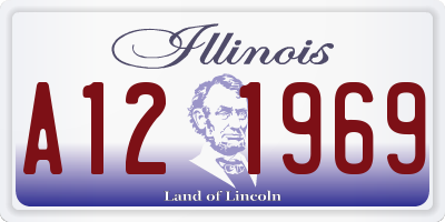 IL license plate A121969