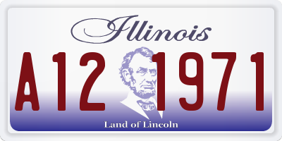 IL license plate A121971