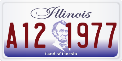 IL license plate A121977