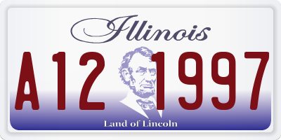 IL license plate A121997
