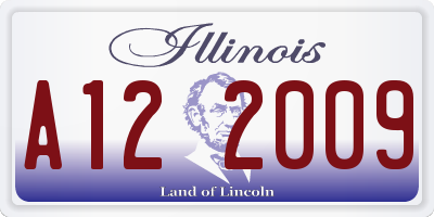 IL license plate A122009