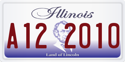 IL license plate A122010