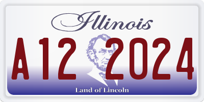 IL license plate A122024