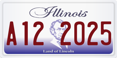 IL license plate A122025
