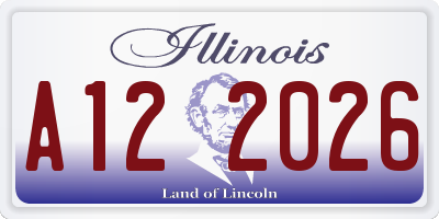 IL license plate A122026