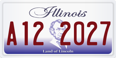 IL license plate A122027