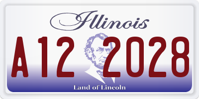 IL license plate A122028