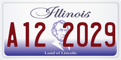 IL license plate A122029