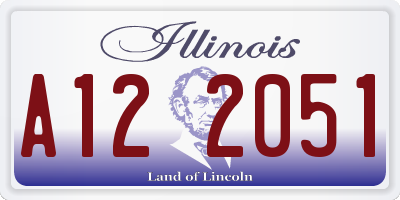 IL license plate A122051