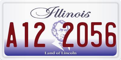 IL license plate A122056