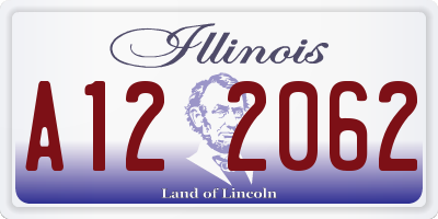 IL license plate A122062